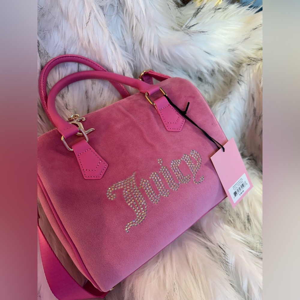 Juicy Pink Suade Bag ( original Brand and new)